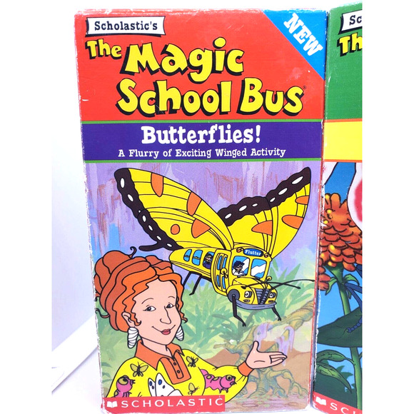 The Magic School Bus Butterflies And Goes To Seed: Two VHS From 1998 and 1999) - Picture 3 of 10